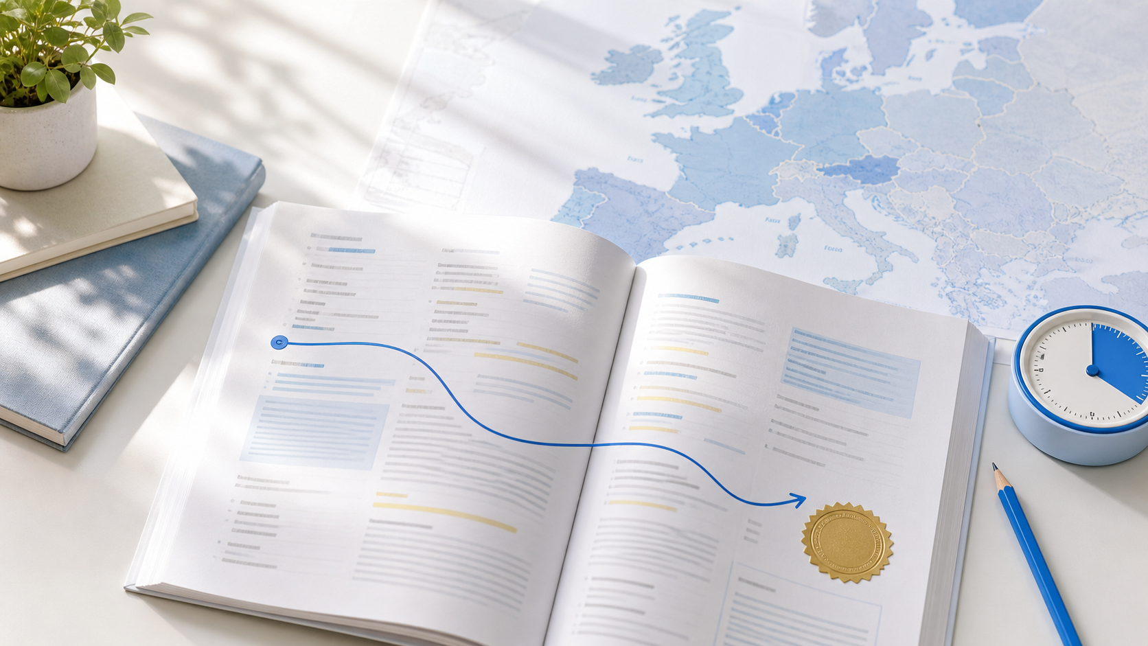 Open language workbook arranged as a structured path to certification